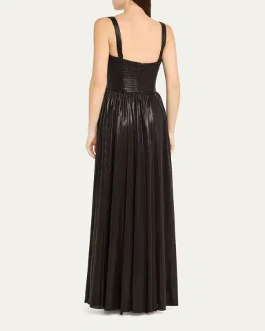 Retrofête Yvonna Metallic Sleeveless Dress | Thumbnail 3 Retrofête Yvonna Metallic Sleeveless Dress | Thumbnail 3