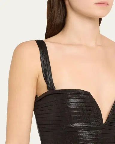 Retrofête Yvonna Metallic Sleeveless Dress | Thumbnail 5 Retrofête Yvonna Metallic Sleeveless Dress | Thumbnail 5