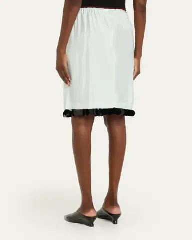 Plan C Dot Sequined Knee-Length Slip Skirt | Thumbnail 3 Plan C Dot Sequined Knee-Length Slip Skirt | Thumbnail 3