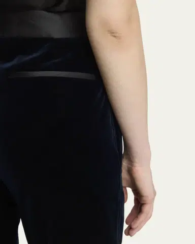 Victoria Beckham Alina Tailored Velvet Flare Trousers | Thumbnail 5 Victoria Beckham Alina Tailored Velvet Flare Trousers | Thumbnail 5
