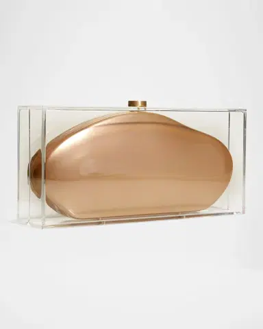 Cult Gaia Annika Clear Acrylic Clutch Bag | Thumbnail 4 Cult Gaia Annika Clear Acrylic Clutch Bag | Thumbnail 4