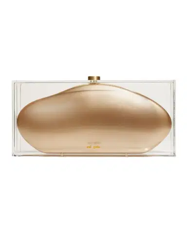Cult Gaia Annika Clear Acrylic Clutch Bag | Thumbnail 1 Cult Gaia Annika Clear Acrylic Clutch Bag | Thumbnail 1