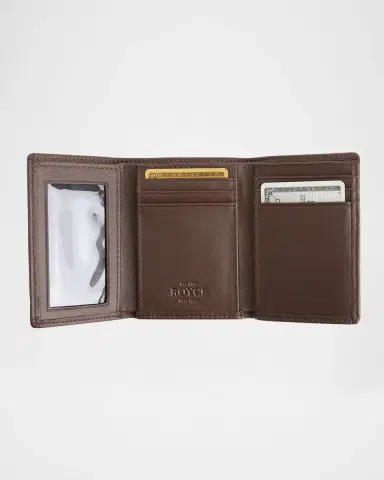 Royce New York Personalized Leather Trifold Wallet | Thumbnail 3 Royce New York Personalized Leather Trifold Wallet | Thumbnail 3