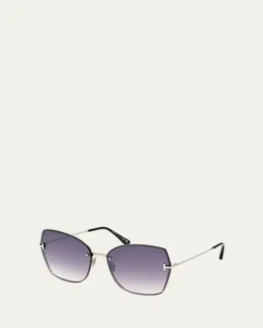 TOM FORD Nickie Metal Butterfly Sunglasses | Thumbnail 2 TOM FORD Nickie Metal Butterfly Sunglasses | Thumbnail 2
