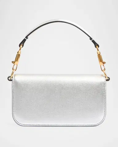 Valentino Garavani Loco Small Metallic Leather Shoulder Bag | Thumbnail 5 Valentino Garavani Loco Small Metallic Leather Shoulder Bag | Thumbnail 5
