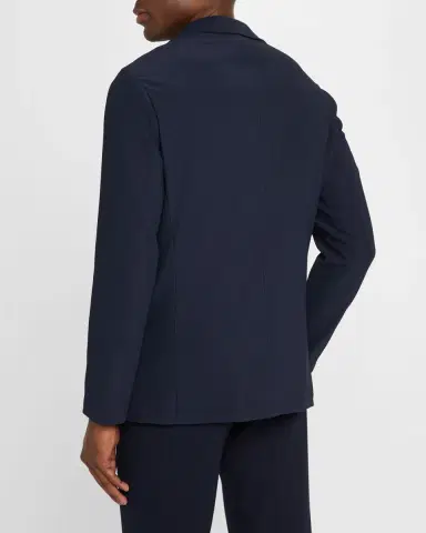 Emporio Armani Men's Nylon Stretch Blazer with Removable Hood | Thumbnail 3 Emporio Armani Men's Nylon Stretch Blazer with Removable Hood | Thumbnail 3
