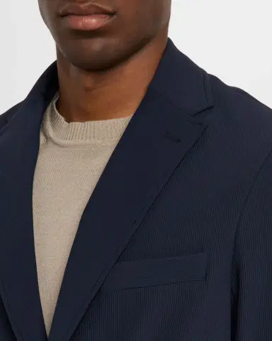 Emporio Armani Men's Nylon Stretch Blazer with Removable Hood | Thumbnail 5 Emporio Armani Men's Nylon Stretch Blazer with Removable Hood | Thumbnail 5