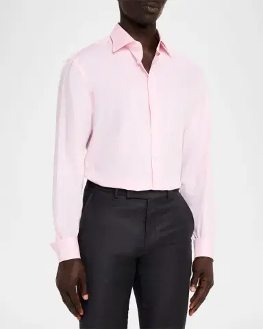 Giorgio Armani Men 's Textured Cotton Sport Shirt | Thumbnail 4 Giorgio Armani Men 's Textured Cotton Sport Shirt | Thumbnail 4