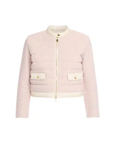 Moncler Bouclé Short Down Jacket | Thumbnail 1 Moncler Bouclé Short Down Jacket | Thumbnail 1