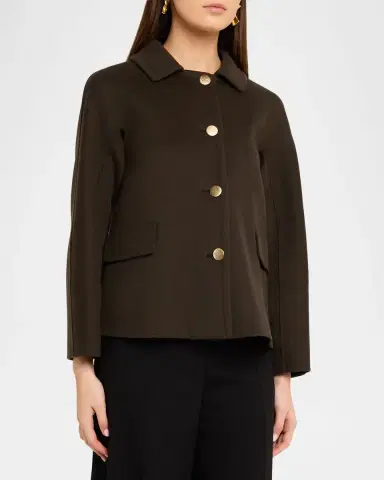 Max Mara Single-Breasted Wool Jacket | Thumbnail 4 Max Mara Single-Breasted Wool Jacket | Thumbnail 4