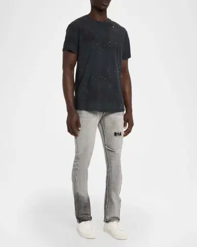 RTA Men 's Olivier Grey-Wash Skinny Jeans | Thumbnail 2 RTA Men 's Olivier Grey-Wash Skinny Jeans | Thumbnail 2