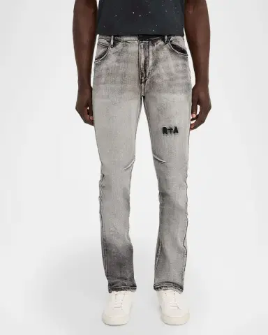 RTA Men 's Olivier Grey-Wash Skinny Jeans | Thumbnail 4 RTA Men 's Olivier Grey-Wash Skinny Jeans | Thumbnail 4