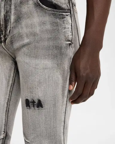 RTA Men 's Olivier Grey-Wash Skinny Jeans | Thumbnail 5 RTA Men 's Olivier Grey-Wash Skinny Jeans | Thumbnail 5