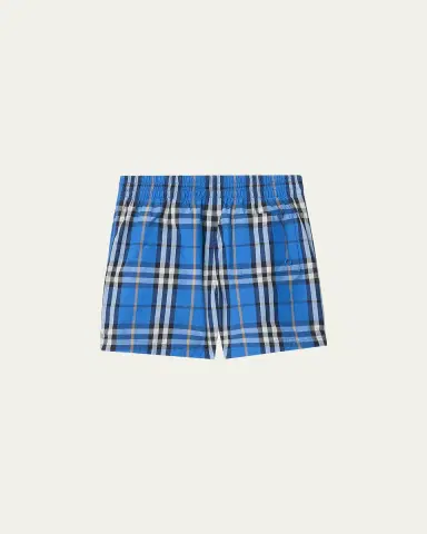 Burberry Boy's Check Swim Shorts, Size 3-14 | Thumbnail 2 Burberry Boy's Check Swim Shorts, Size 3-14 | Thumbnail 2