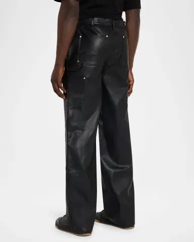 RTA Men 's Santiago Faux Leather Pants | Thumbnail 3 RTA Men 's Santiago Faux Leather Pants | Thumbnail 3