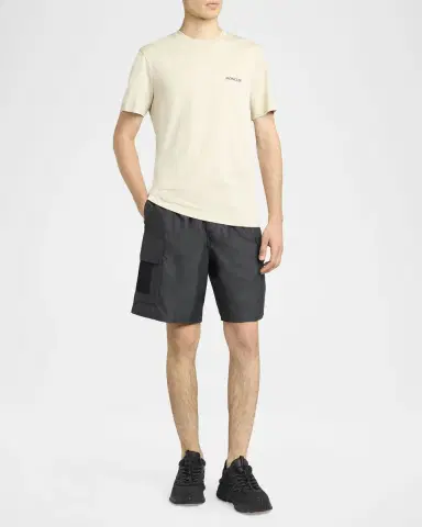 Moncler Men 's Logo Cotton Jersey T-Shirt | Thumbnail 2 Moncler Men 's Logo Cotton Jersey T-Shirt | Thumbnail 2