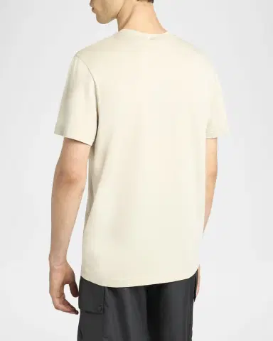 Moncler Men 's Logo Cotton Jersey T-Shirt | Thumbnail 3 Moncler Men 's Logo Cotton Jersey T-Shirt | Thumbnail 3