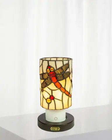 Dale Tiffany Tiffany Mosaic 8.5" Rechargeable Wireless Accent Lamp | Thumbnail 1 Dale Tiffany Tiffany Mosaic 8.5" Rechargeable Wireless Accent Lamp | Thumbnail 1