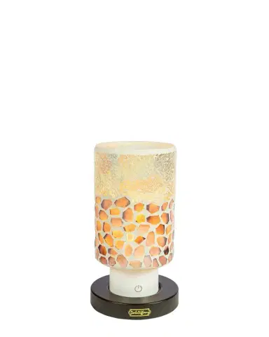 Dale Tiffany Alps Mosaic 8.5" Rechargeable Wireless Accent Lamp | Thumbnail 1 Dale Tiffany Alps Mosaic 8.5" Rechargeable Wireless Accent Lamp | Thumbnail 1