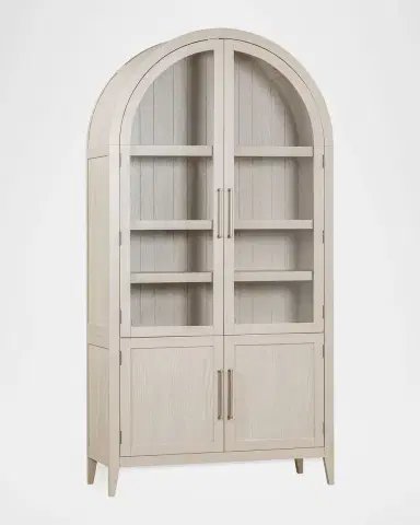 Bassett Mirror Fynn Oak Display Cabinet | Thumbnail 2 Bassett Mirror Fynn Oak Display Cabinet | Thumbnail 2