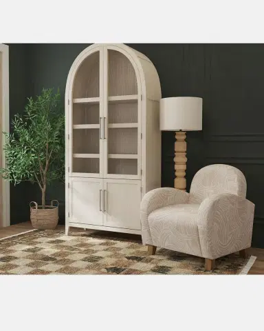 Bassett Mirror Fynn Oak Display Cabinet | Thumbnail 4 Bassett Mirror Fynn Oak Display Cabinet | Thumbnail 4