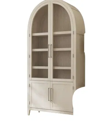 Bassett Mirror Fynn Oak Display Cabinet | Thumbnail 1 Bassett Mirror Fynn Oak Display Cabinet | Thumbnail 1