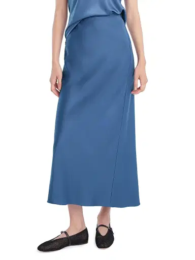 Favorite Daughter Women's The Favorite Hammered Satin Midi-Skirt | Thumbnail 4 Favorite Daughter Women's The Favorite Hammered Satin Midi-Skirt | Thumbnail 4