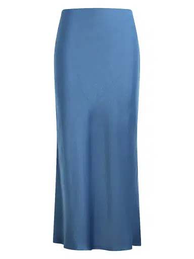 Favorite Daughter Women's The Favorite Hammered Satin Midi-Skirt | Thumbnail 1 Favorite Daughter Women's The Favorite Hammered Satin Midi-Skirt | Thumbnail 1