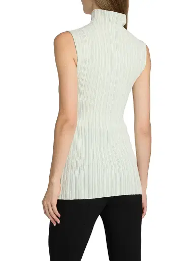 Proenza Schouler Women's Federica Micro Pleat Sleeveless Turtleneck Top | Thumbnail 5 Proenza Schouler Women's Federica Micro Pleat Sleeveless Turtleneck Top | Thumbnail 5