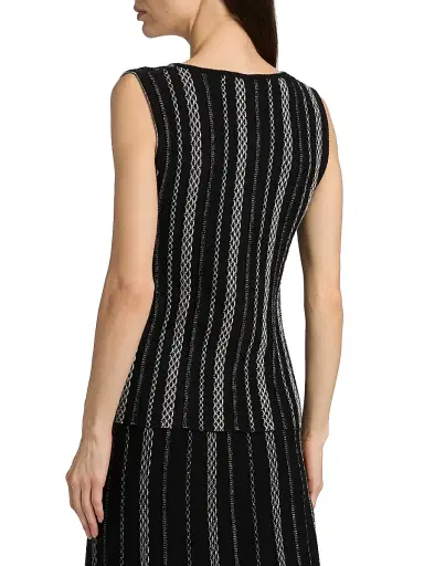 Proenza Schouler White Label Women's Alyna Textured-Knit Vest | Thumbnail 5 Proenza Schouler White Label Women's Alyna Textured-Knit Vest | Thumbnail 5