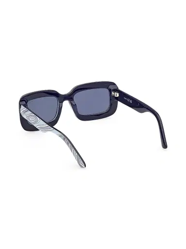 Pucci Women's 52MM Printed Rectangular Sunglasses - Blue | Thumbnail 4 Pucci Women's 52MM Printed Rectangular Sunglasses - Blue | Thumbnail 4