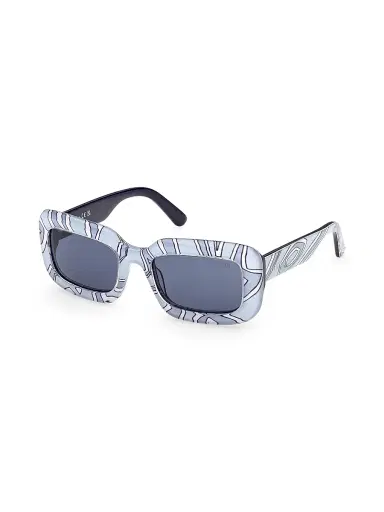 Pucci Women's 52MM Printed Rectangular Sunglasses - Blue | Thumbnail 1 Pucci Women's 52MM Printed Rectangular Sunglasses - Blue | Thumbnail 1