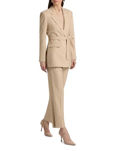 Kobi Halperin Women's Dina Seamed Pants - Natural | Thumbnail 2 Kobi Halperin Women's Dina Seamed Pants - Natural | Thumbnail 2