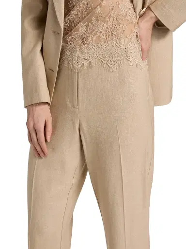 Kobi Halperin Women's Dina Seamed Pants - Natural | Thumbnail 6 Kobi Halperin Women's Dina Seamed Pants - Natural | Thumbnail 6