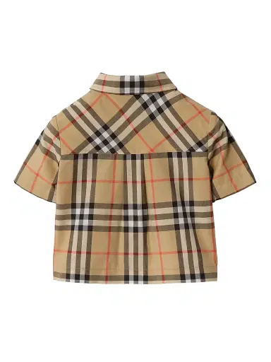 Burberry Baby Boy's Check Short-Sleeve Shirt & Shorts Set - Sand - Size 9 Months | Thumbnail 3 Burberry Baby Boy's Check Short-Sleeve Shirt & Shorts Set - Sand - Size 9 Months | Thumbnail 3
