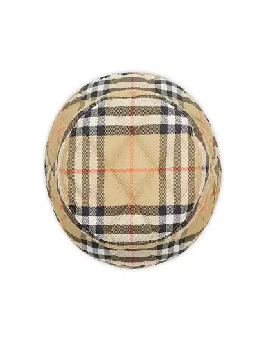 Burberry Women's EKD Quilted Bucket Hat - Sand Ip Check - Size Small | Thumbnail 2 Burberry Women's EKD Quilted Bucket Hat - Sand Ip Check - Size Small | Thumbnail 2