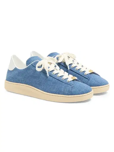 Valentino Garavani Men's Royco Denim Sneakers - Denim - Size 10.5 | Thumbnail 2 Valentino Garavani Men's Royco Denim Sneakers - Denim - Size 10.5 | Thumbnail 2