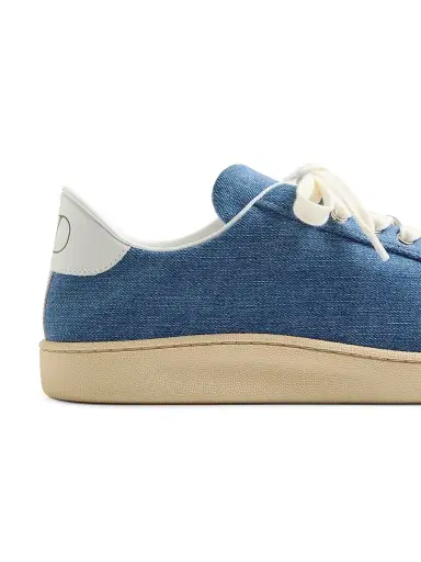 Valentino Garavani Men's Royco Denim Sneakers - Denim - Size 10.5 | Thumbnail 6 Valentino Garavani Men's Royco Denim Sneakers - Denim - Size 10.5 | Thumbnail 6