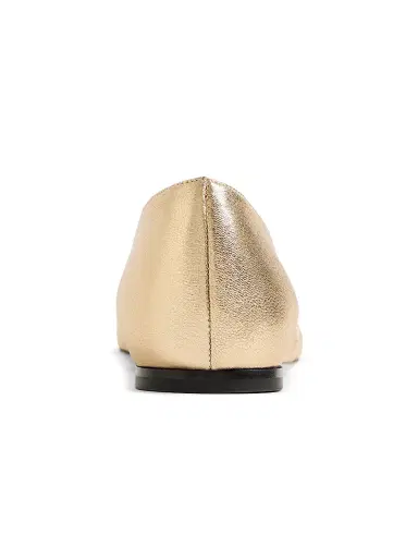 Valentino Garavani Women's VLogo Signature Ballerina Flats in Laminated Nappa Leather | Thumbnail 6 Valentino Garavani Women's VLogo Signature Ballerina Flats in Laminated Nappa Leather | Thumbnail 6