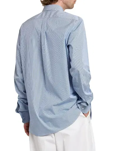 Dolce & Gabbana Men's Striped Cotton Poplin Oversized Shirt - Rigato | Thumbnail 5 Dolce & Gabbana Men's Striped Cotton Poplin Oversized Shirt - Rigato | Thumbnail 5