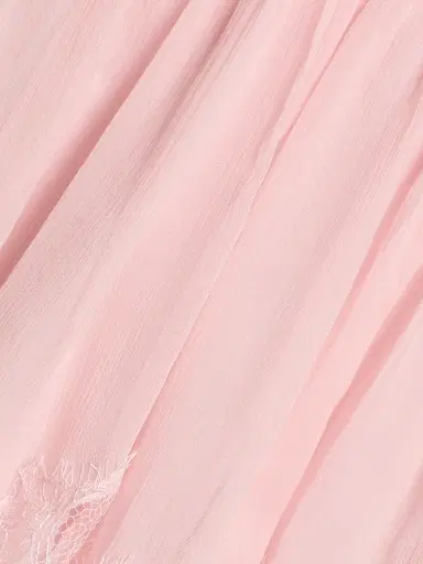 LoveShackFancy Women's Ebbie Silk Pleated Blouse - Potpourri Pink | Thumbnail 7 LoveShackFancy Women's Ebbie Silk Pleated Blouse - Potpourri Pink | Thumbnail 7