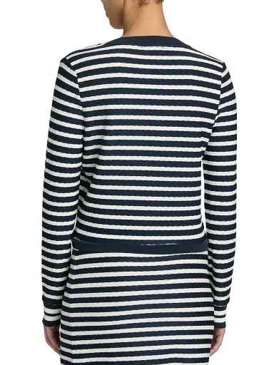 Ramy Brook Women's Raven Striped Cardigan - Navy Stripe | Thumbnail 5 Ramy Brook Women's Raven Striped Cardigan - Navy Stripe | Thumbnail 5