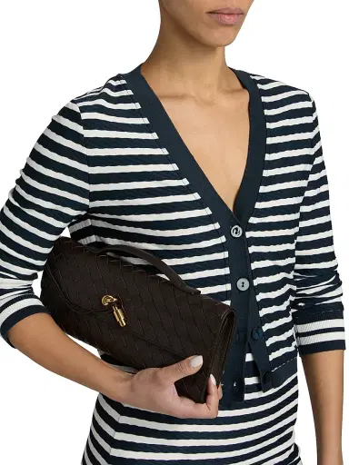 Ramy Brook Women's Raven Striped Cardigan - Navy Stripe | Thumbnail 6 Ramy Brook Women's Raven Striped Cardigan - Navy Stripe | Thumbnail 6
