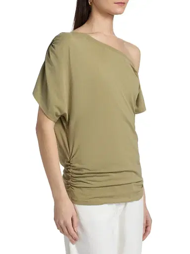 Ramy Brook Women's Stella One-Shoulder Top - Safari | Thumbnail 4 Ramy Brook Women's Stella One-Shoulder Top - Safari | Thumbnail 4