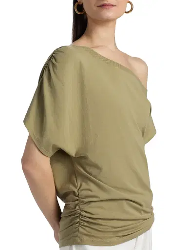 Ramy Brook Women's Stella One-Shoulder Top - Safari | Thumbnail 6 Ramy Brook Women's Stella One-Shoulder Top - Safari | Thumbnail 6
