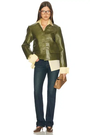 Helsa Puffy Leather Jacket | Thumbnail 6 Helsa Puffy Leather Jacket | Thumbnail 6