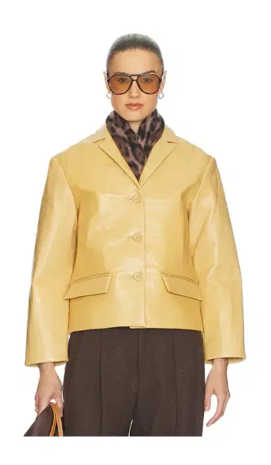 Helsa Puffy Leather Jacket | Thumbnail 1 Helsa Puffy Leather Jacket | Thumbnail 1