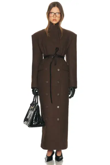 Helsa Italian Wool Blend Extra Long Coat | Thumbnail 3 Helsa Italian Wool Blend Extra Long Coat | Thumbnail 3