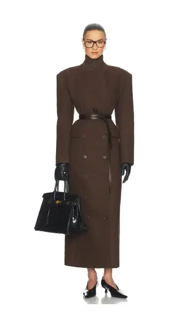 Helsa Italian Wool Blend Extra Long Coat | Thumbnail 1 Helsa Italian Wool Blend Extra Long Coat | Thumbnail 1