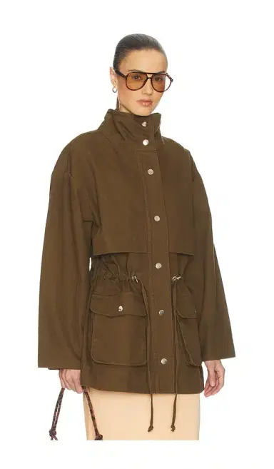 Helsa Garment Washed Utility Jacket | Thumbnail 1 Helsa Garment Washed Utility Jacket | Thumbnail 1